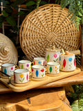 Floral Tulips Coffee Set 130$