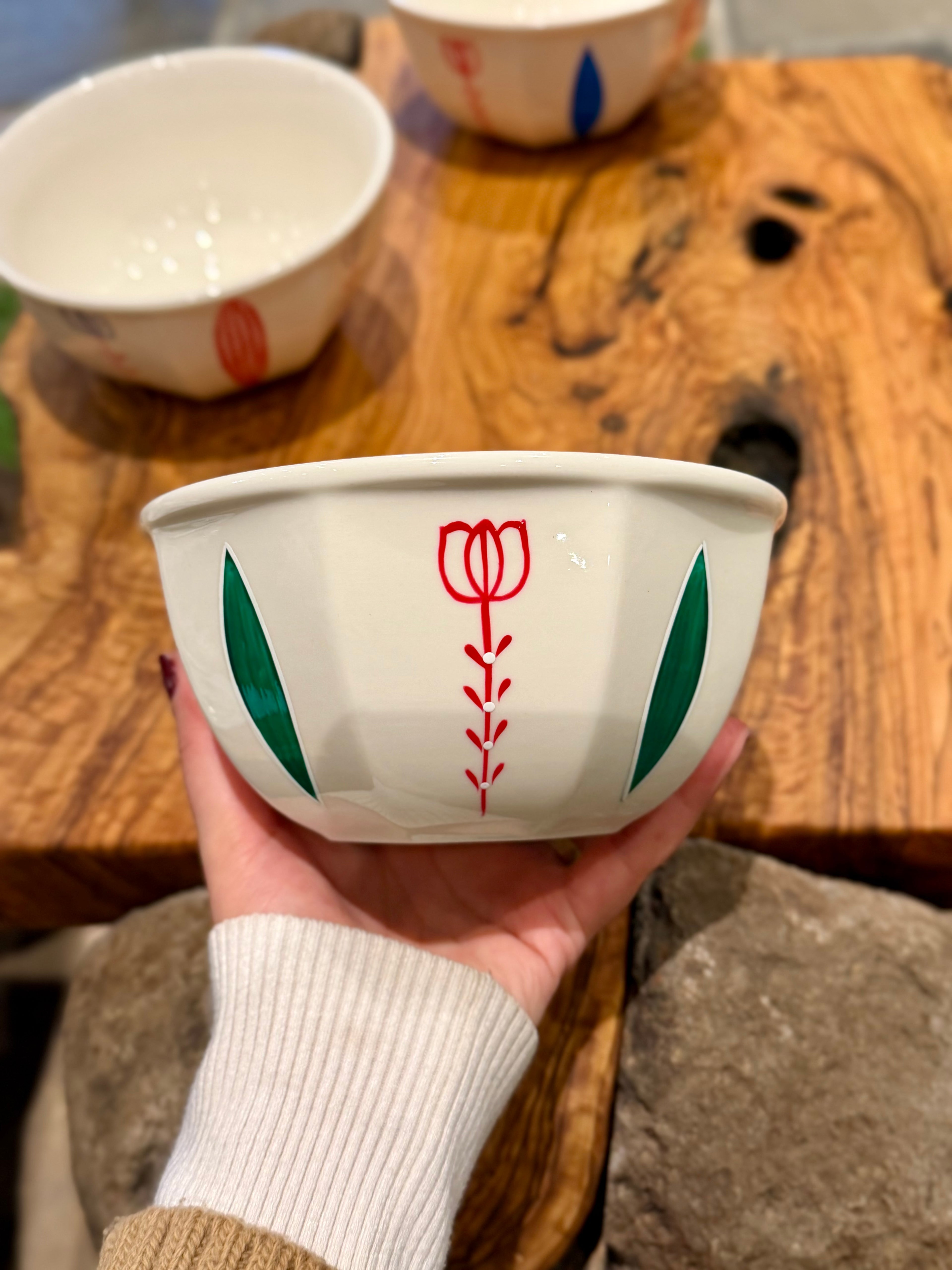 hand-painted tulips collection