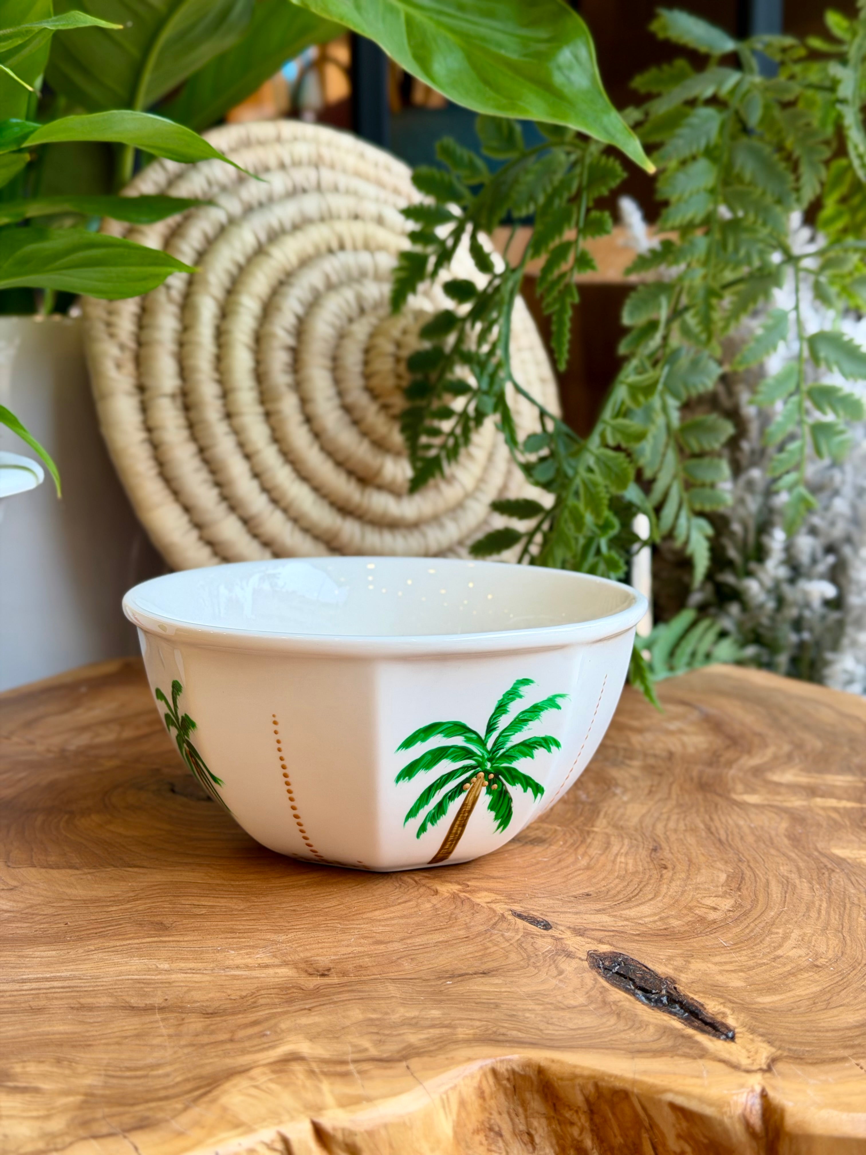 Palm collection hand-painted