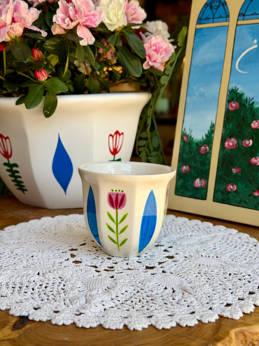 FIORI Blue Shafé mug