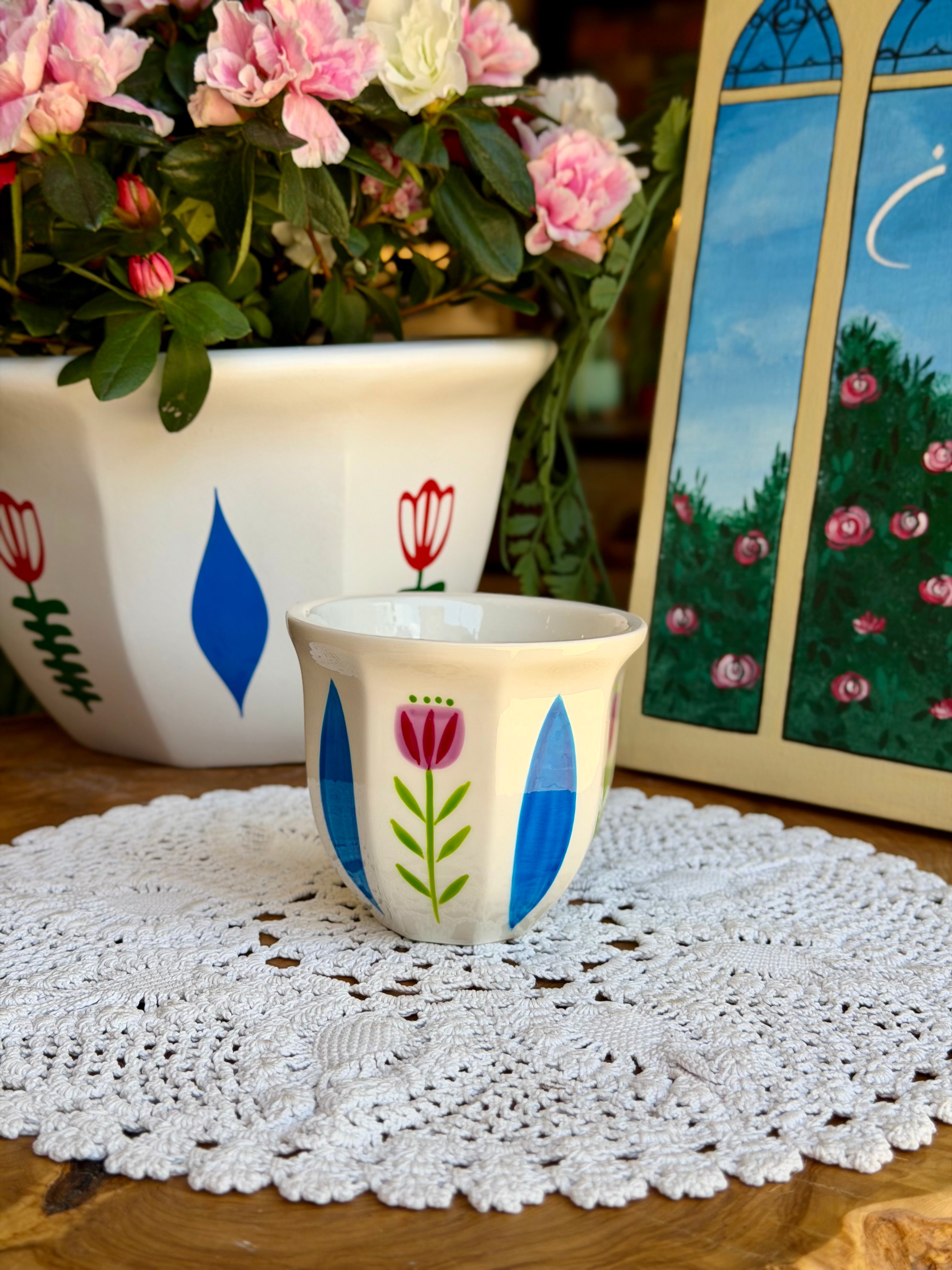 FIORI Blue Shafé mug