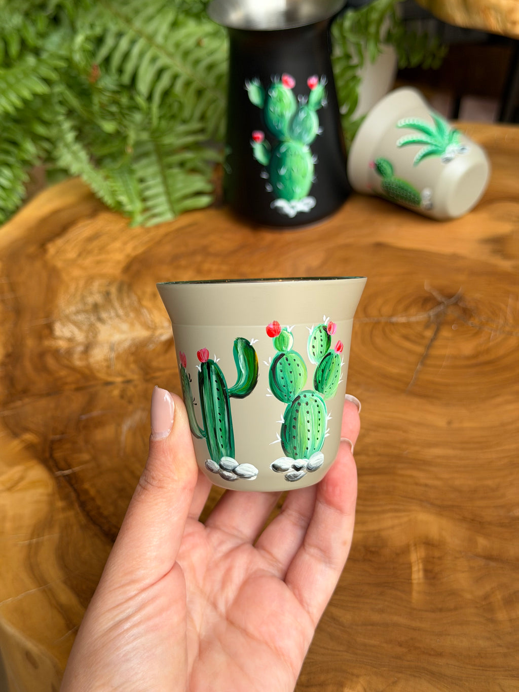 Cactus coffee set