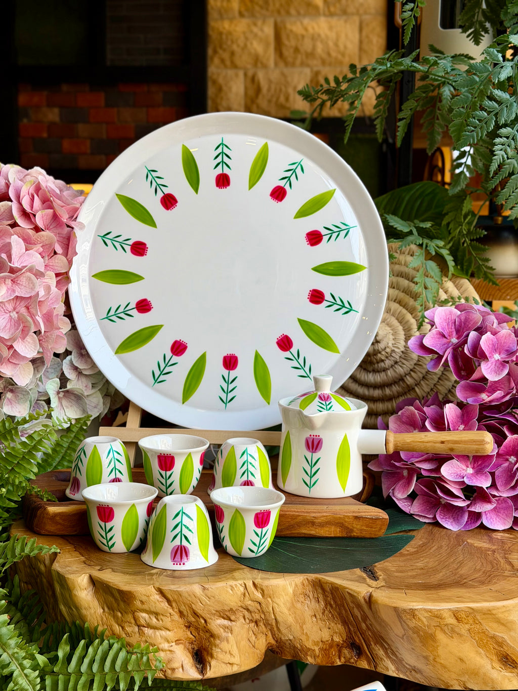 FIORI collection in green