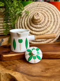 TULIPS coffee pot in Green
