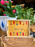 wood tray tulip