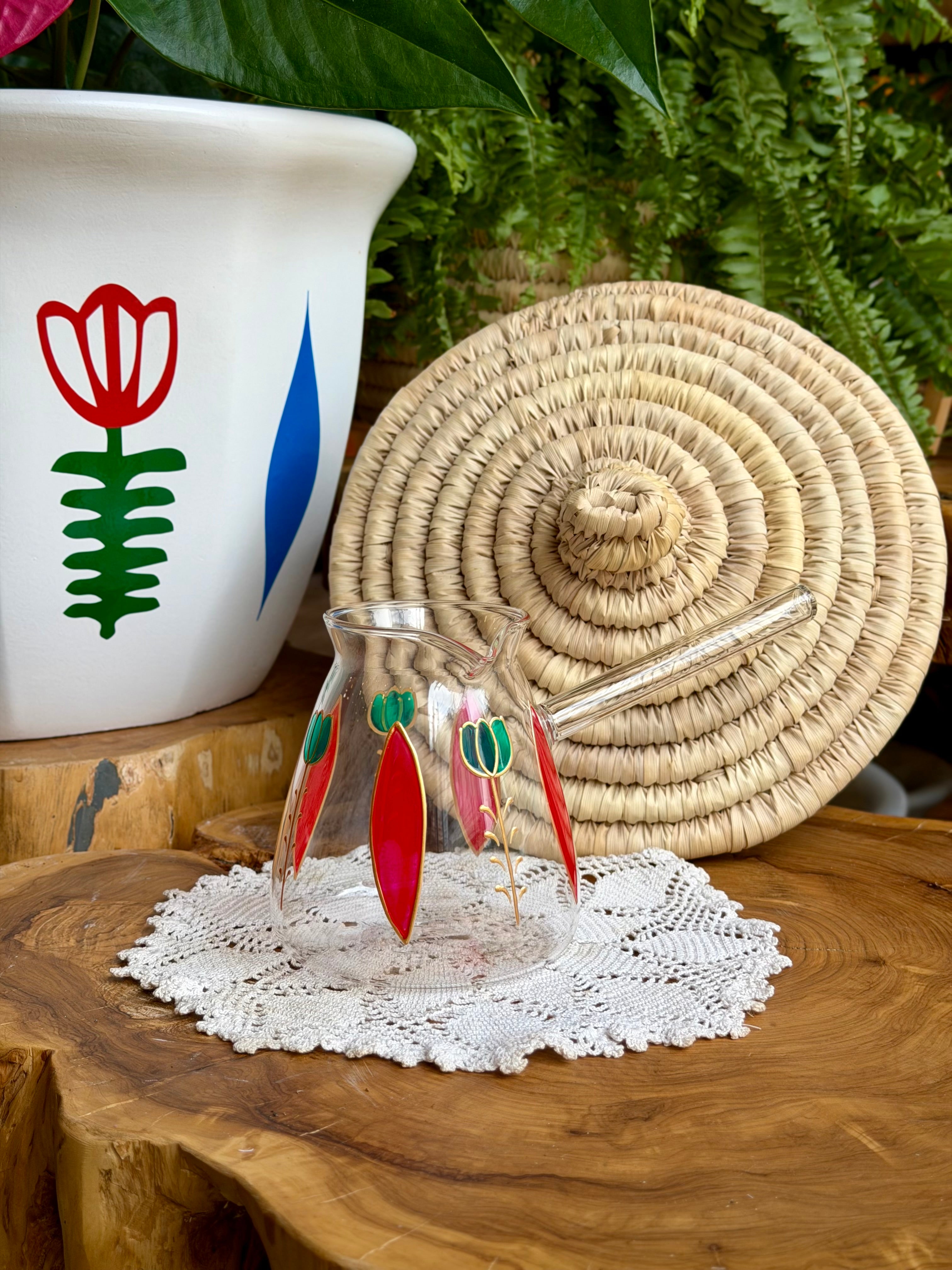 Tulip coffee pot