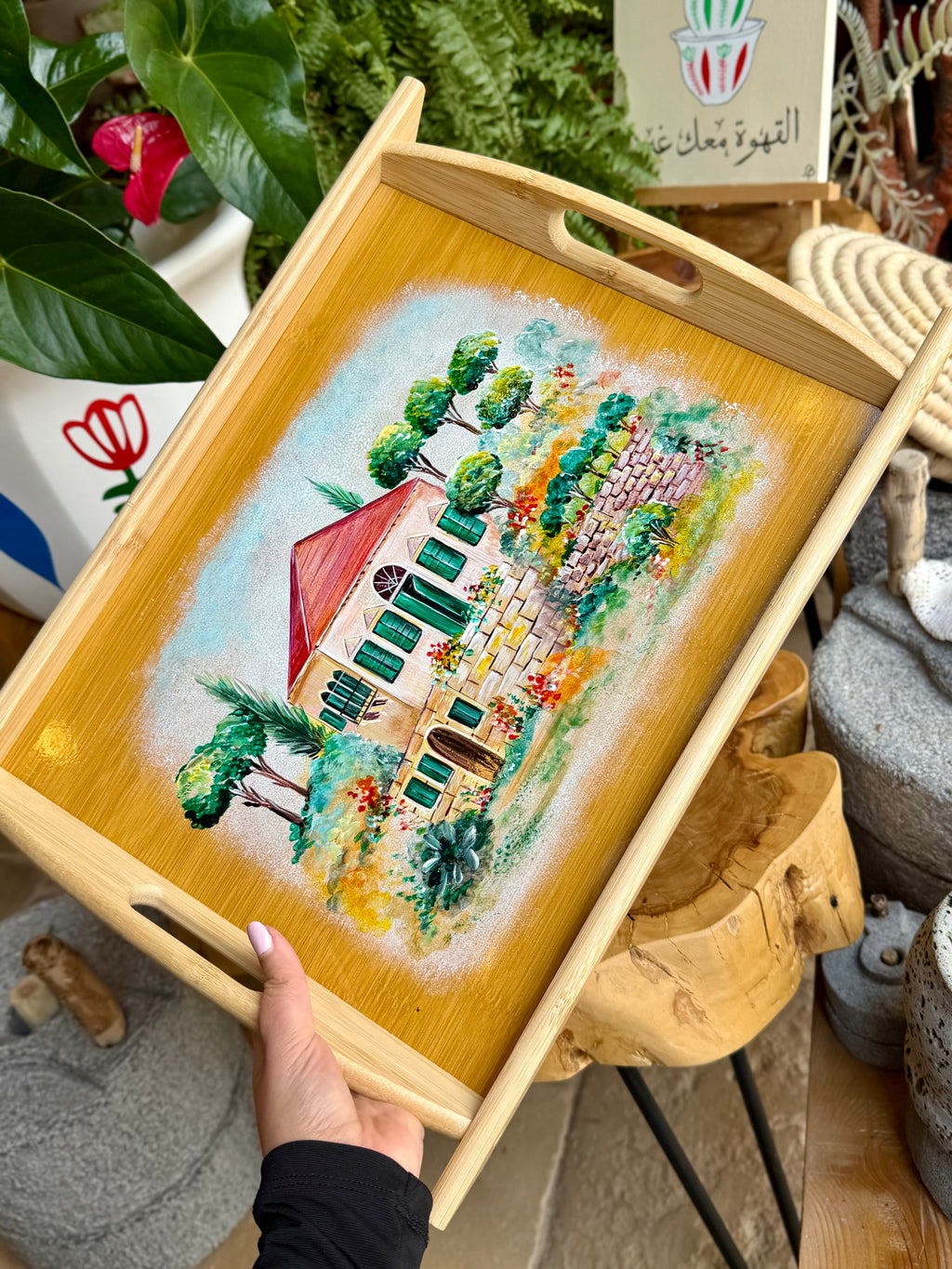 wood tray Dayaa collection