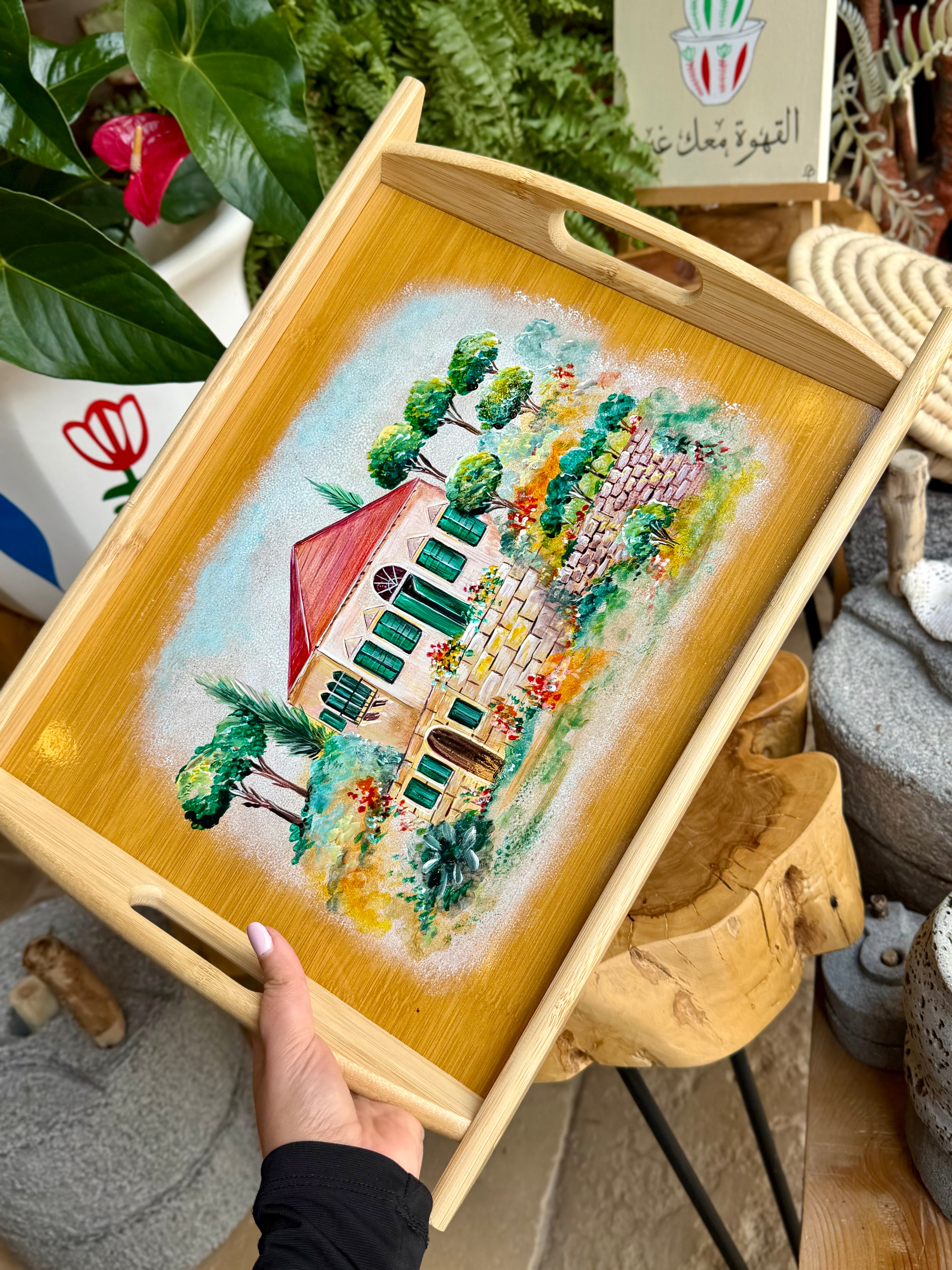 wood tray Dayaa collection