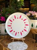 ceramic tray tulip Pink