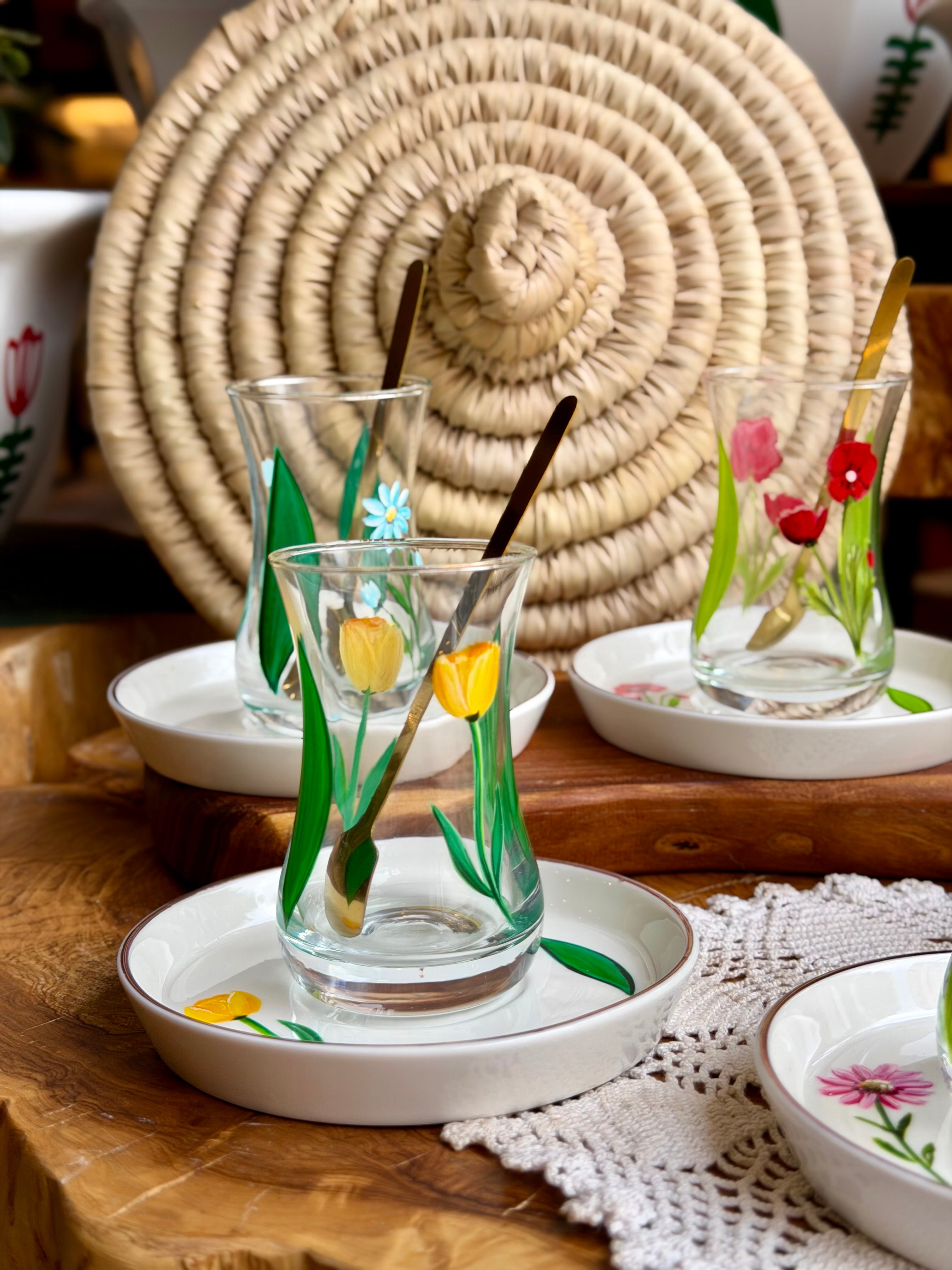 Floral tea set