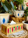 Wooden Tissue Box