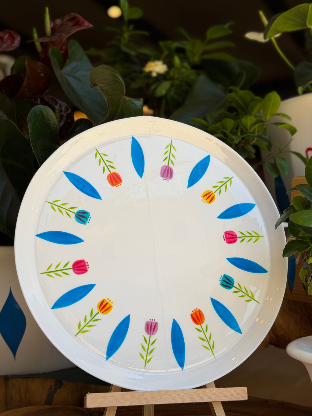 Ceramic tray FIORI collection
