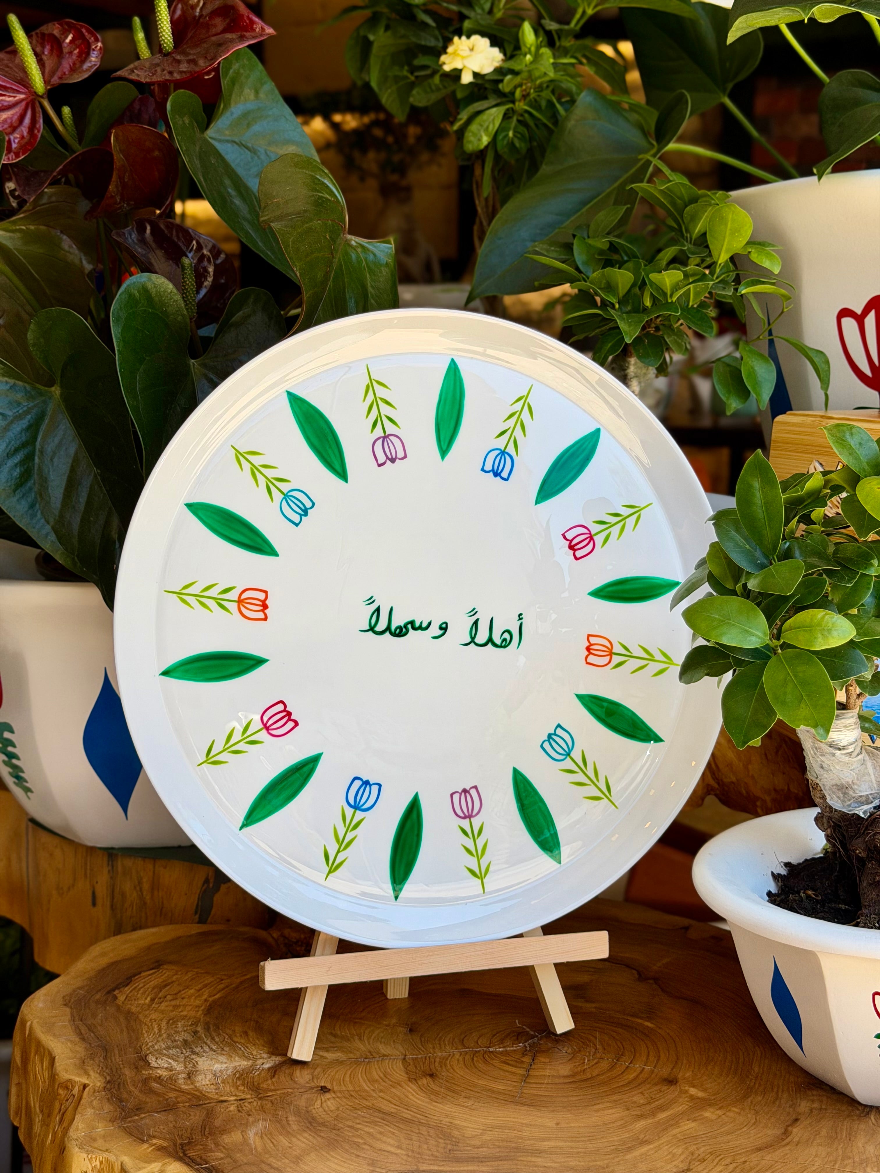 ceramic tray tulip