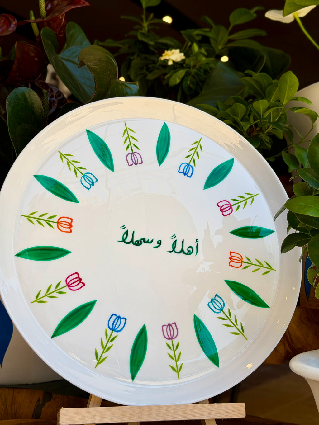 ceramic tray tulip
