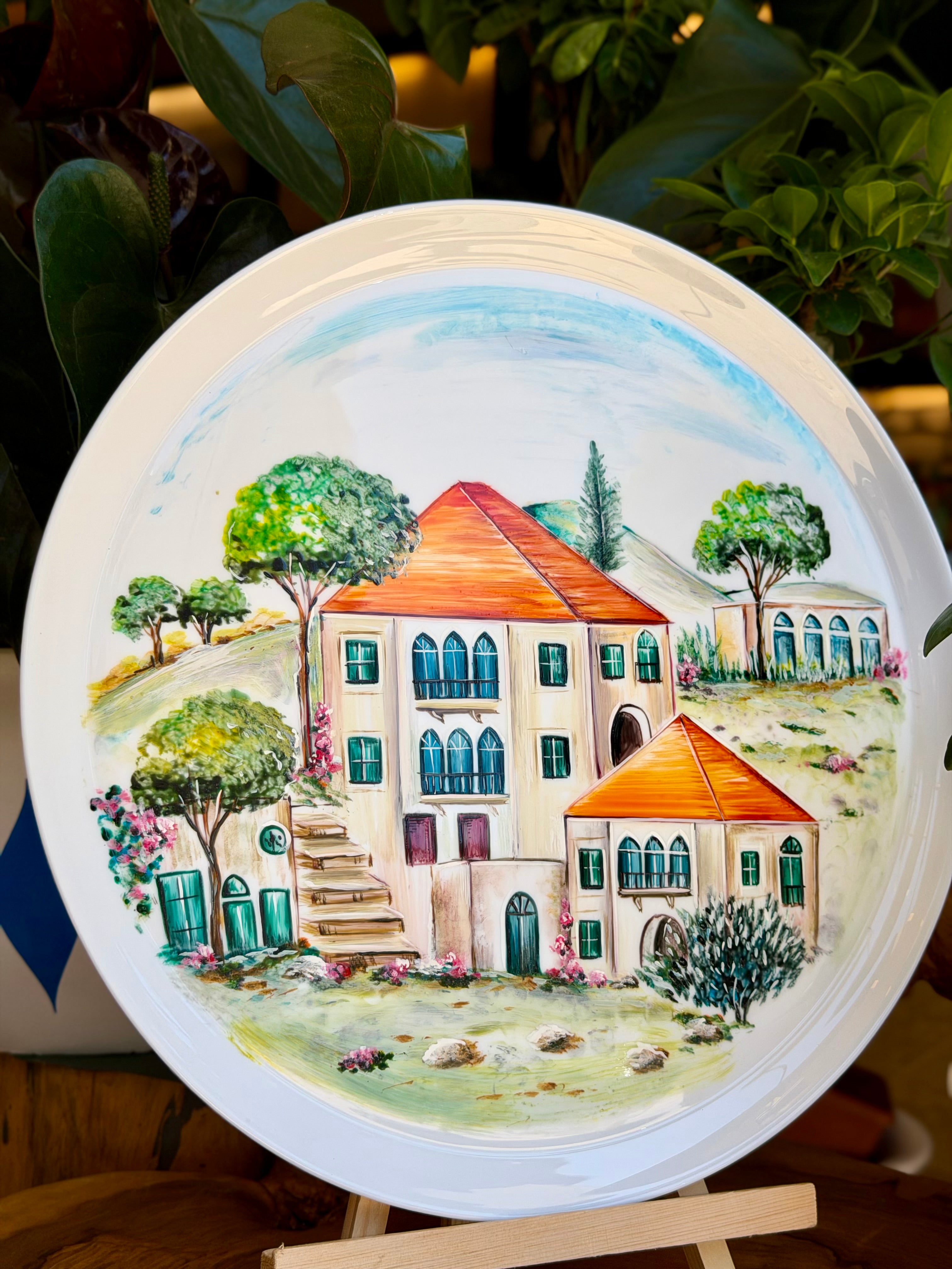 Ceramic tray Dayaa collection