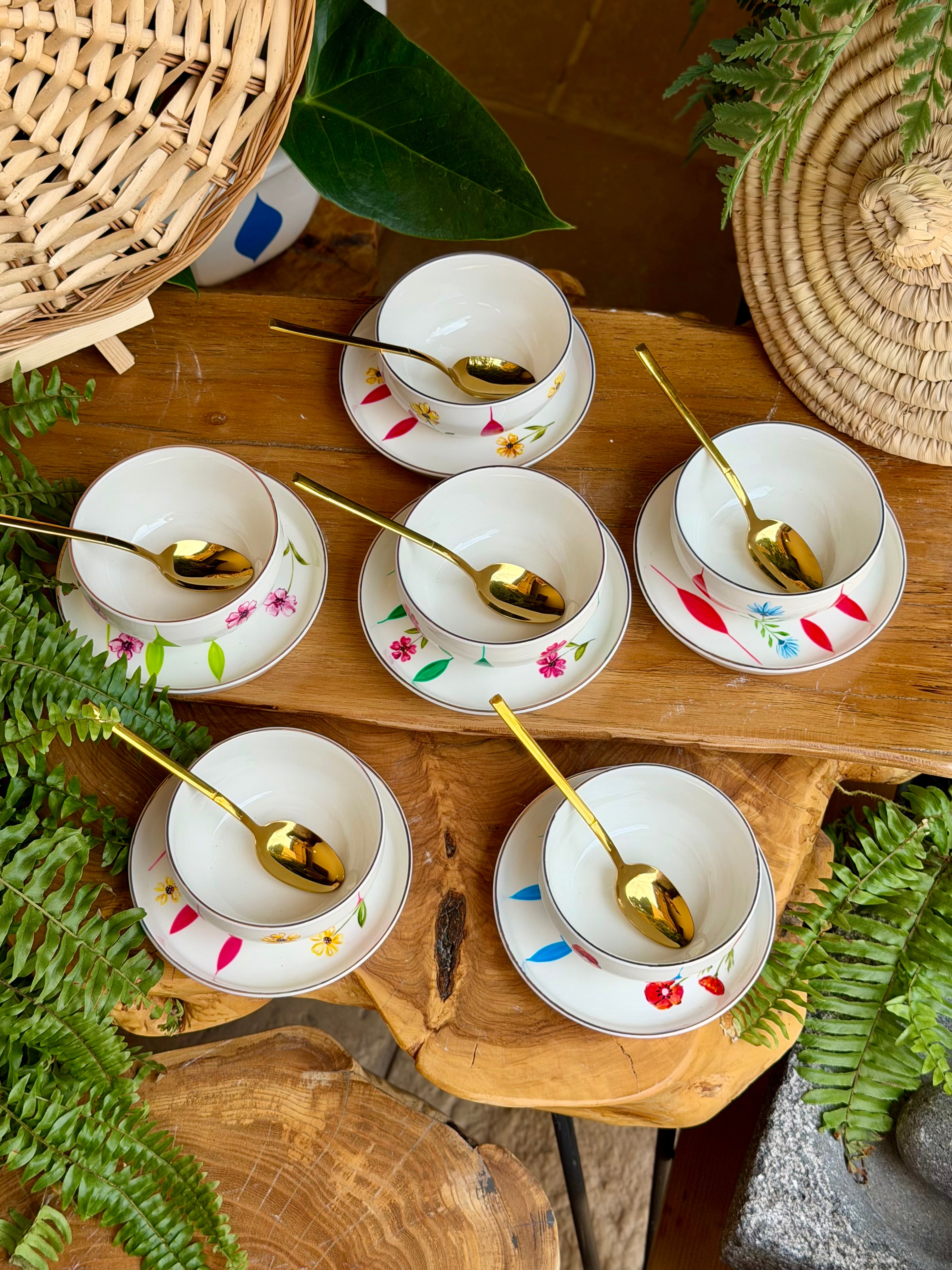 Floral Meghlé Bowl set