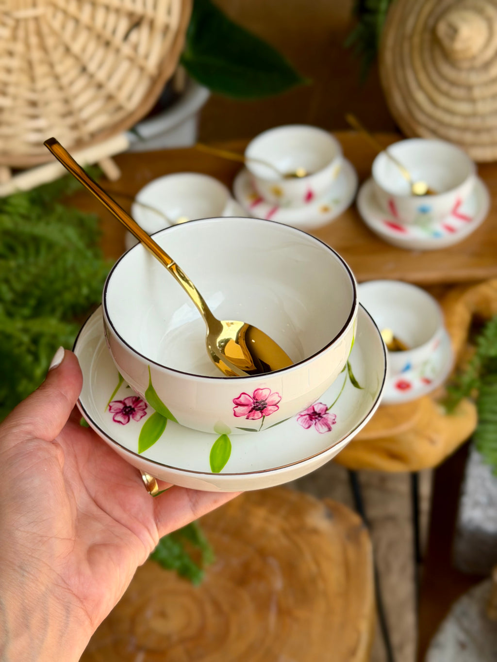 Floral Meghlé Bowl set