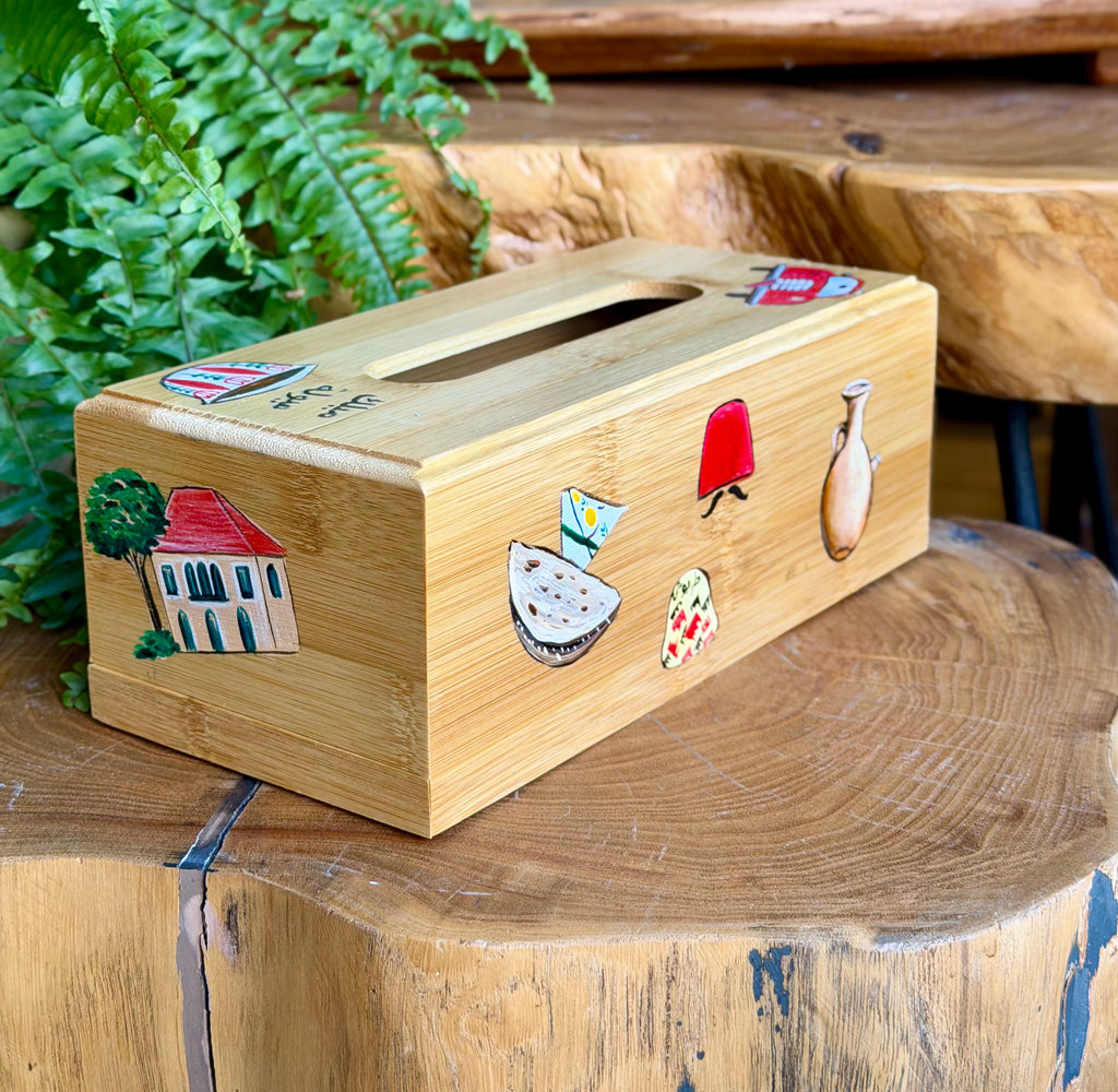 Wooden Tissue Box