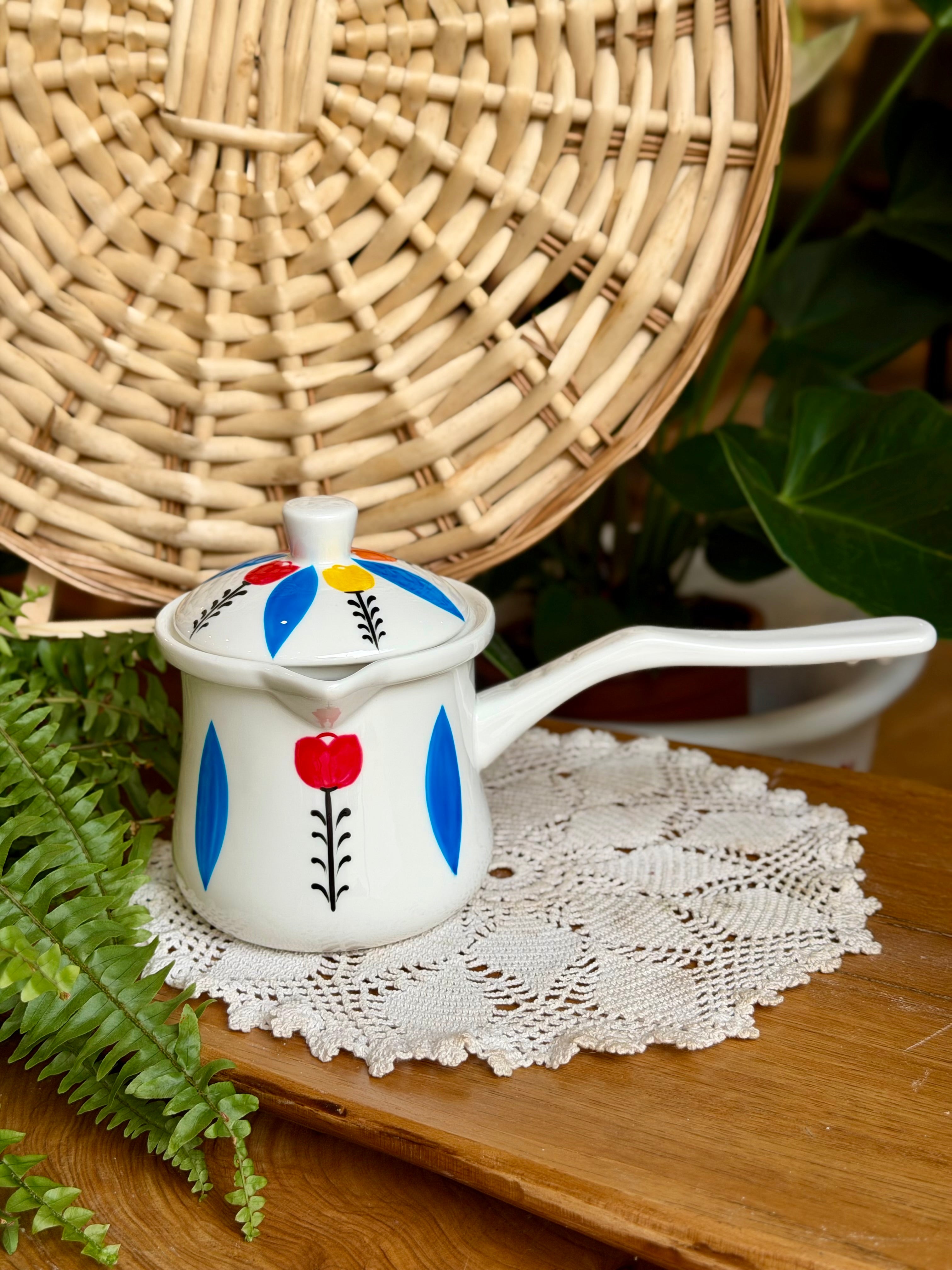 Blue tulips coffee set 105$