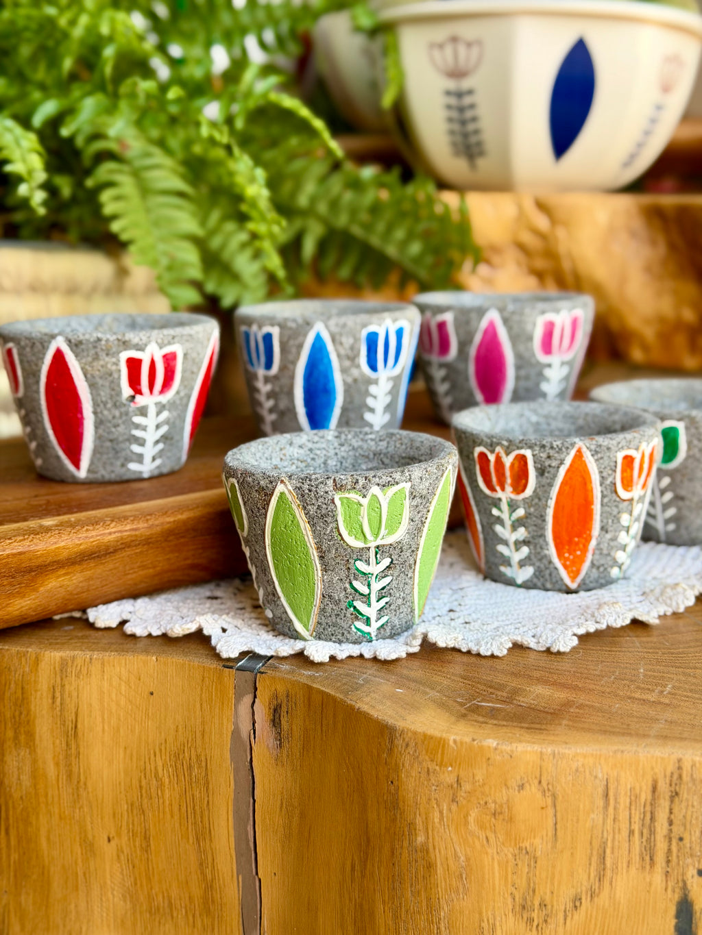 Shafé stone cups