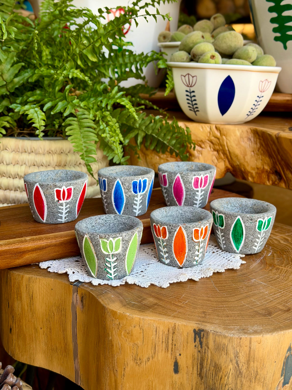 Shafé stone cups