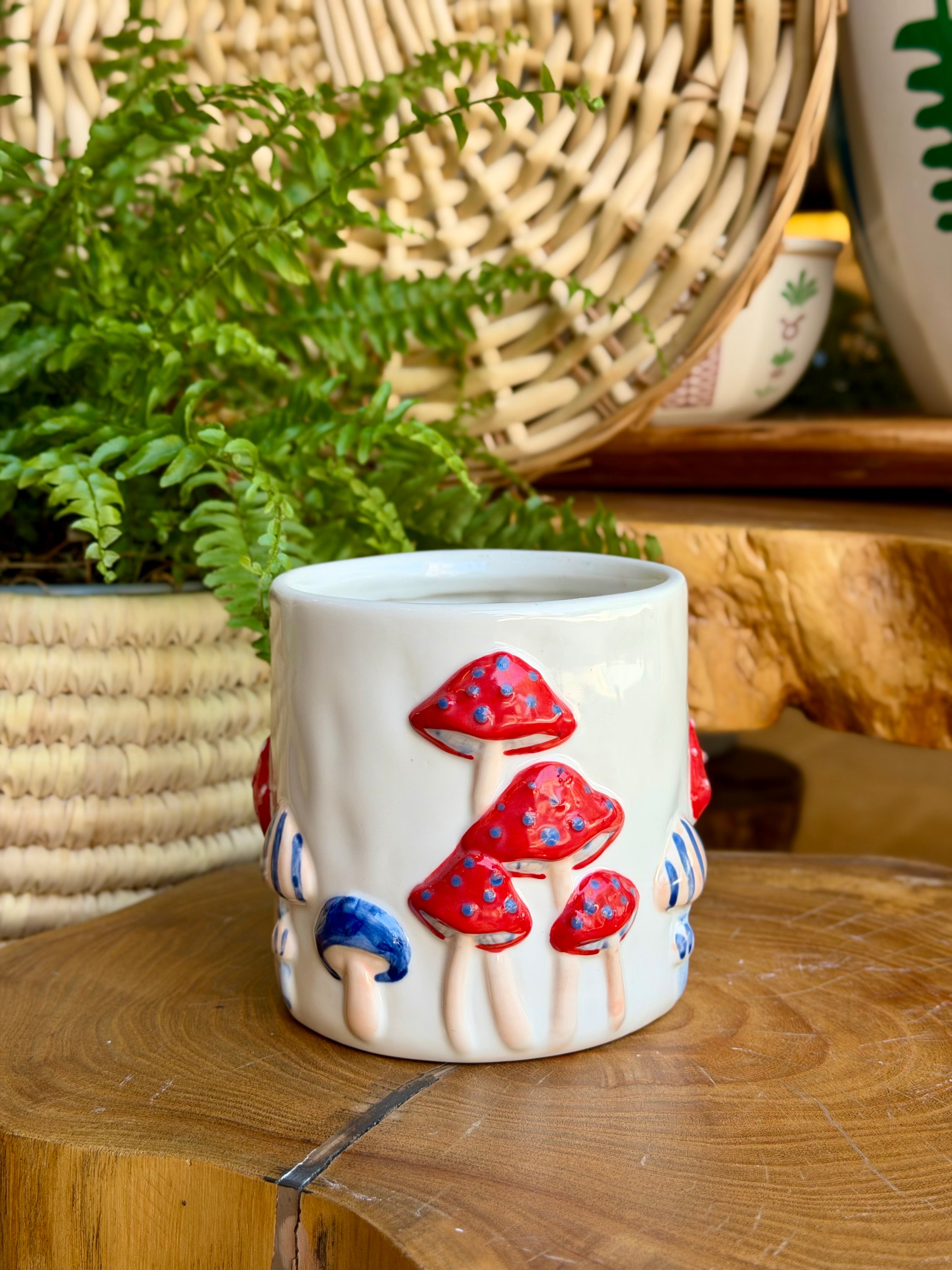 Mushroom planter