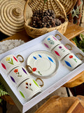 Floral tea & Nescafé set