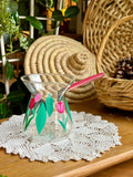 transparent floral coffee pot stainless hand