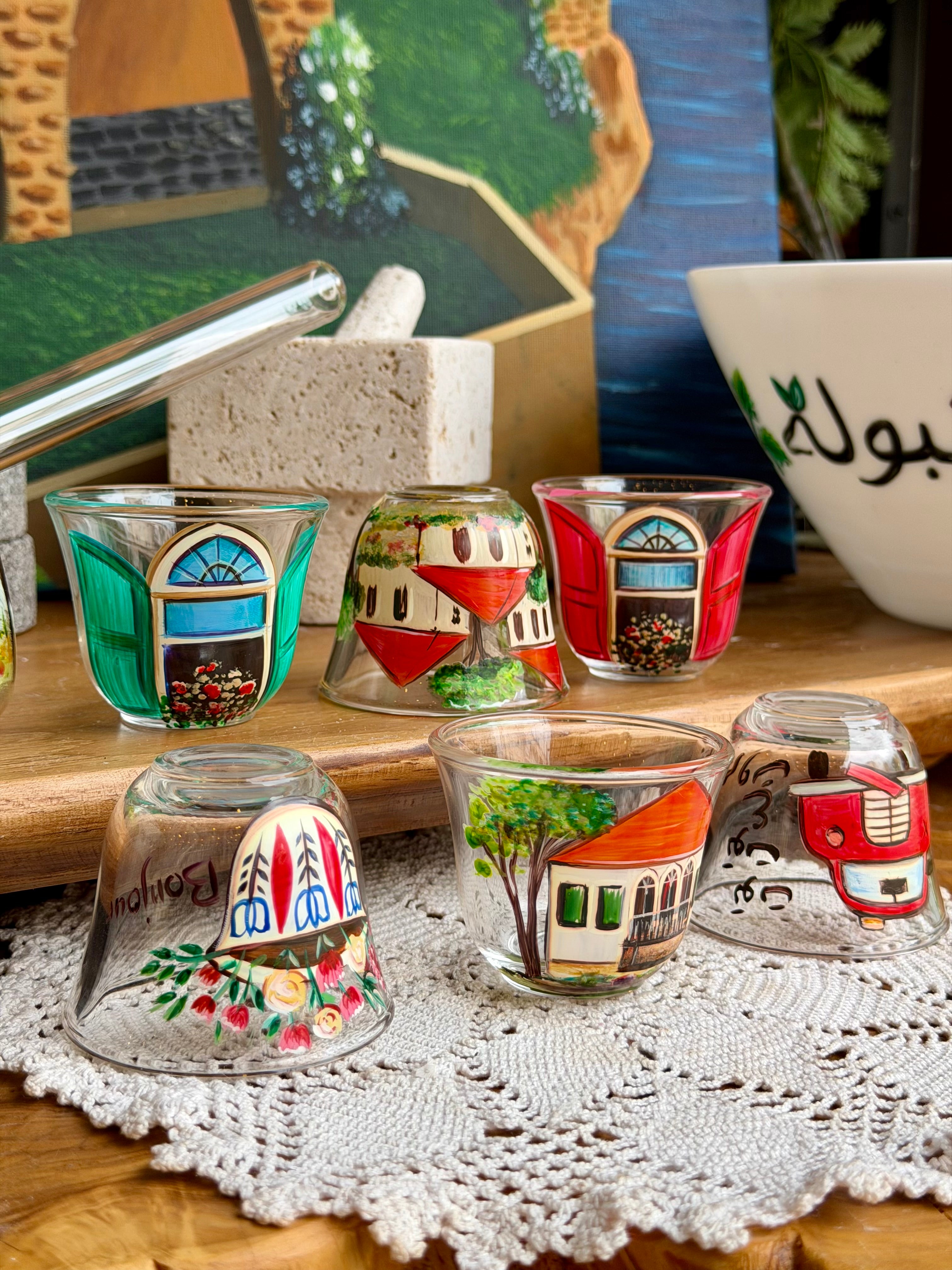 Glass Dayaa set 65$
