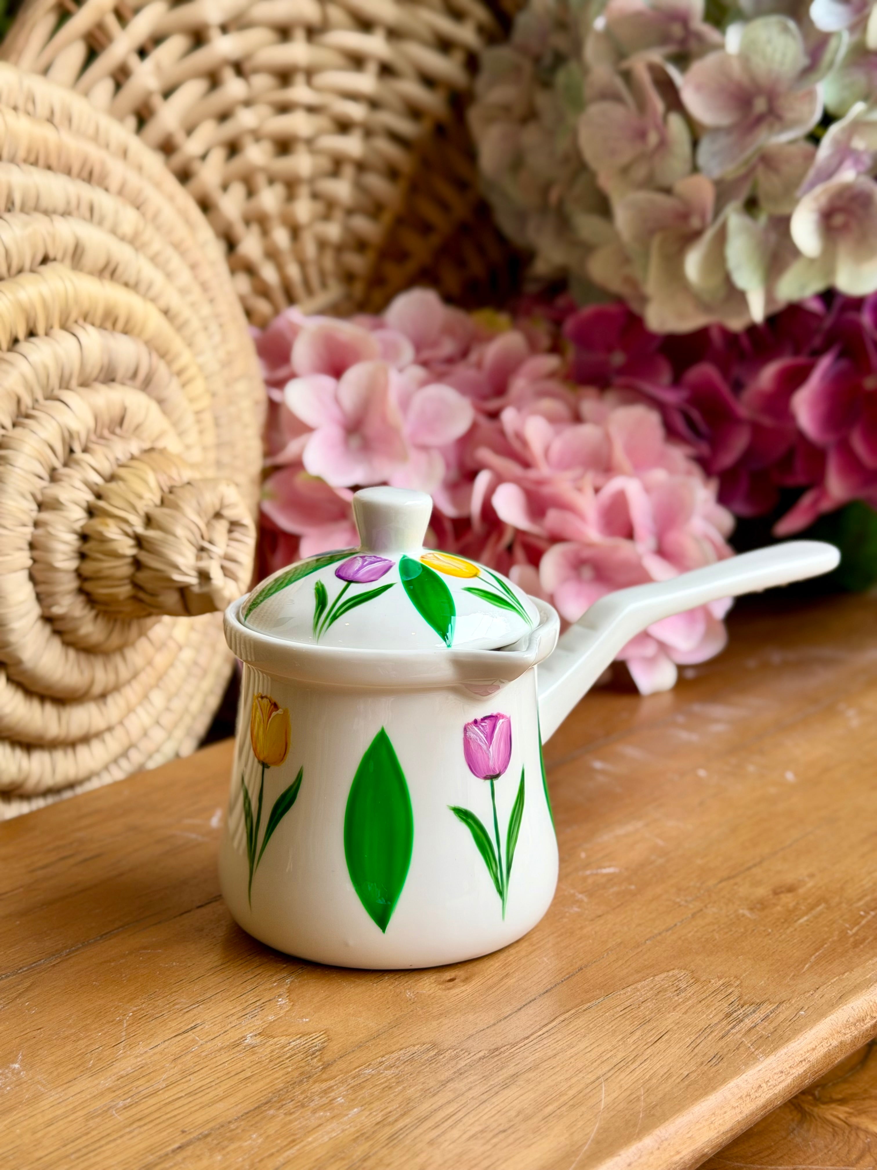 Floral coffee pot 35$