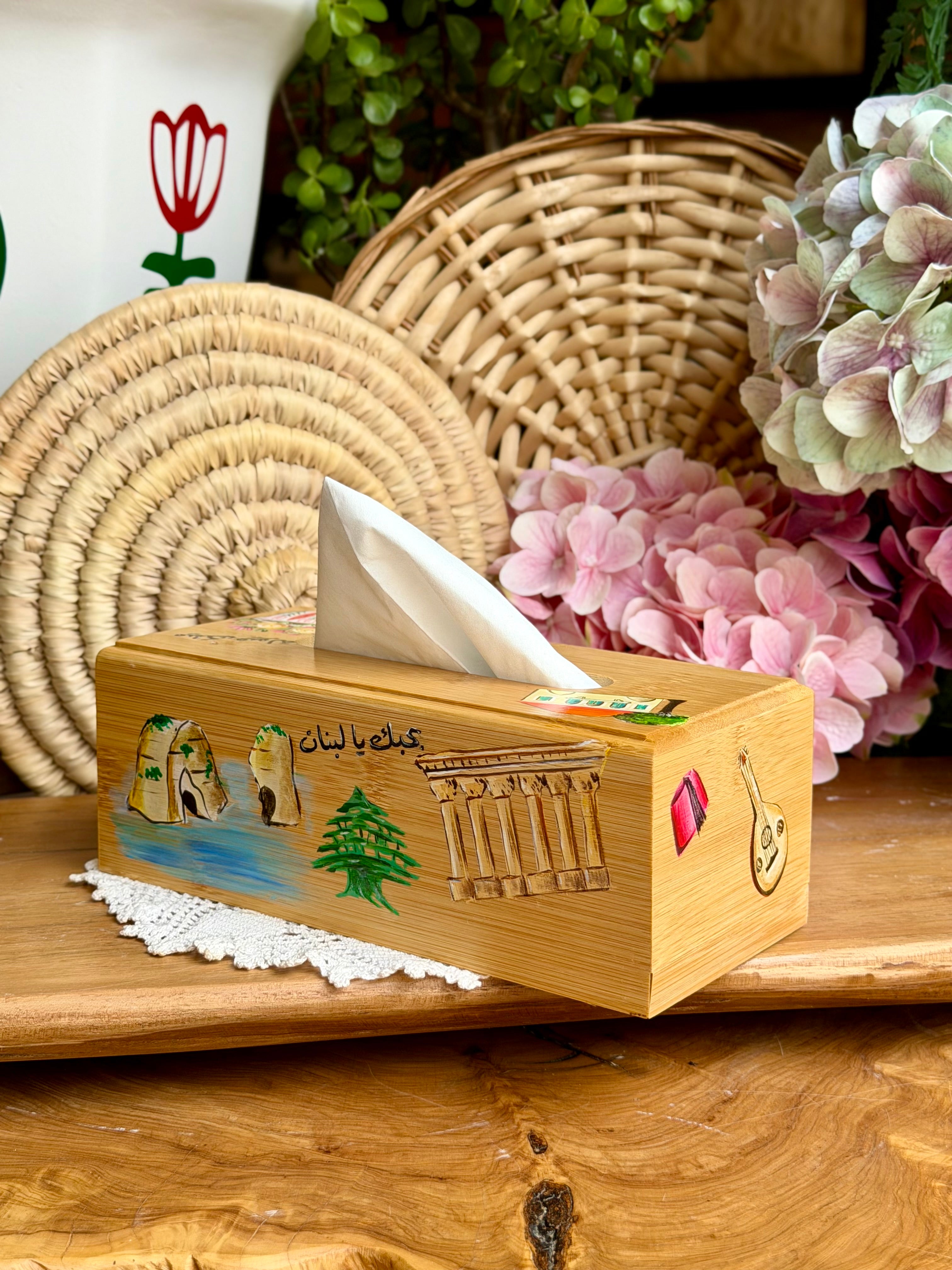 Wooden Tissue Box 35$
