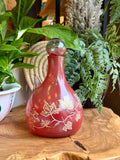 leaf red carafe
