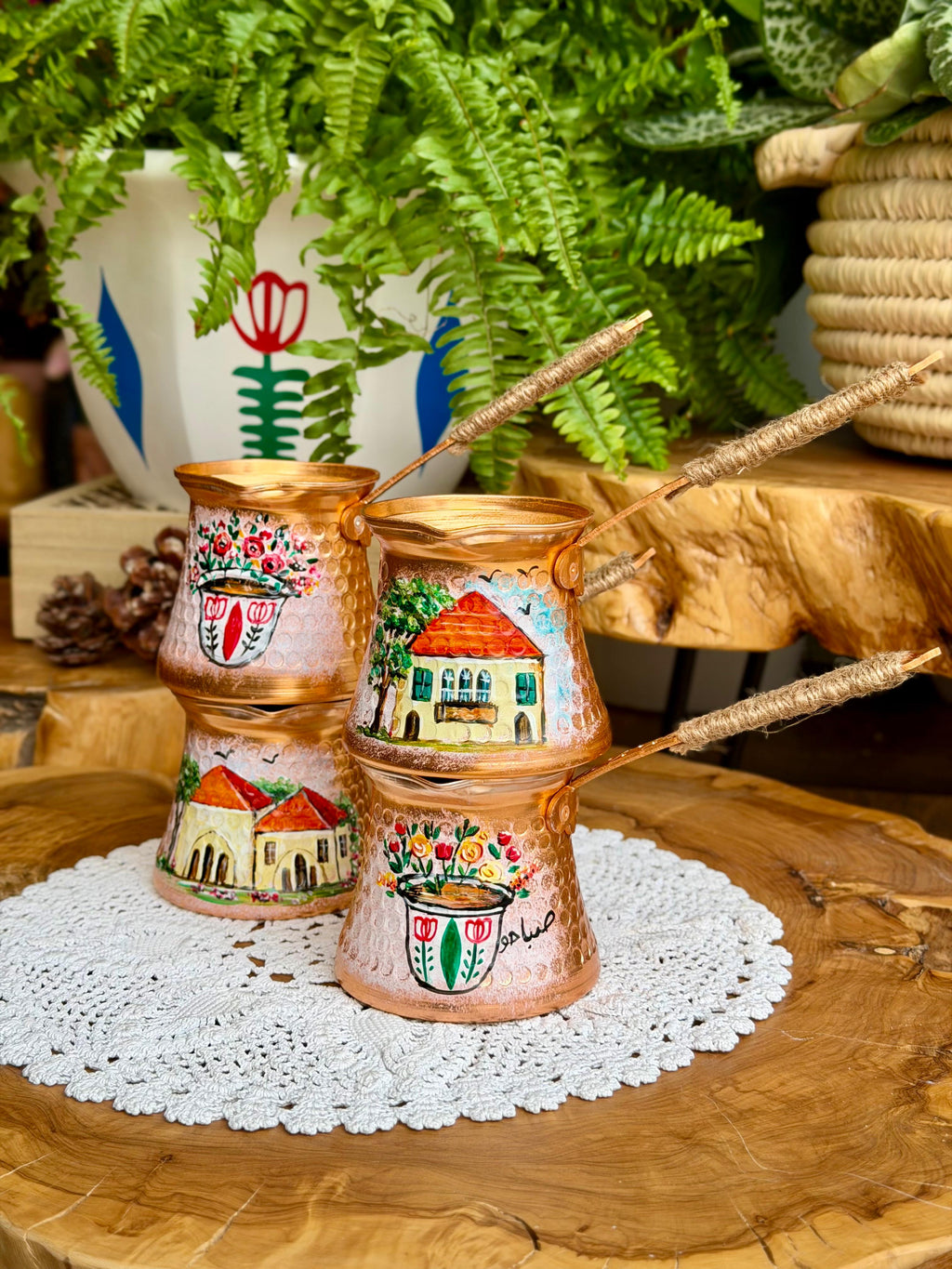 Aluminium hand-painted Rakwe