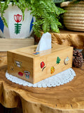 Wooden Tissue Box