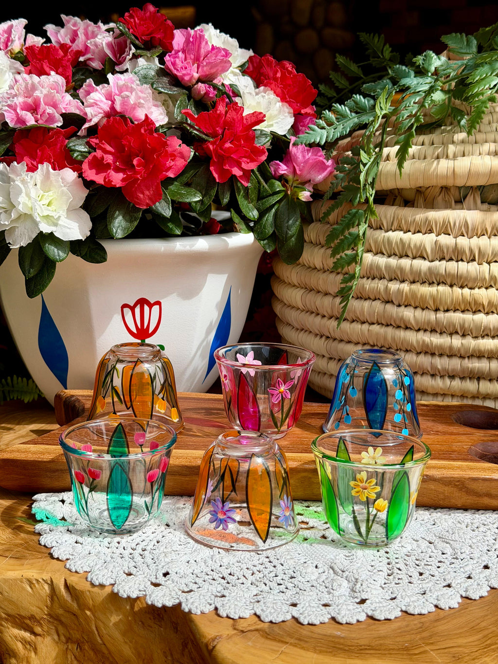 Transparent shafe floral