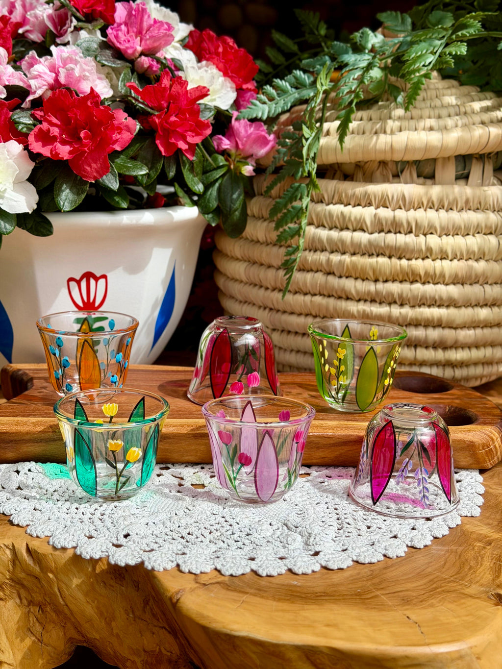 Transparent shafe floral