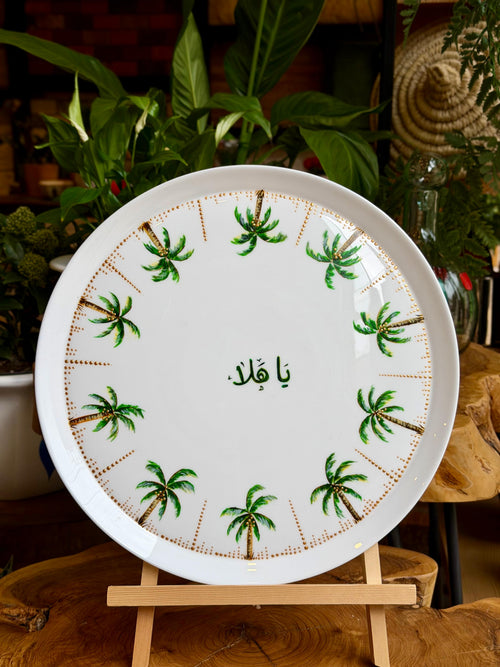 ceramic tray Palms collection