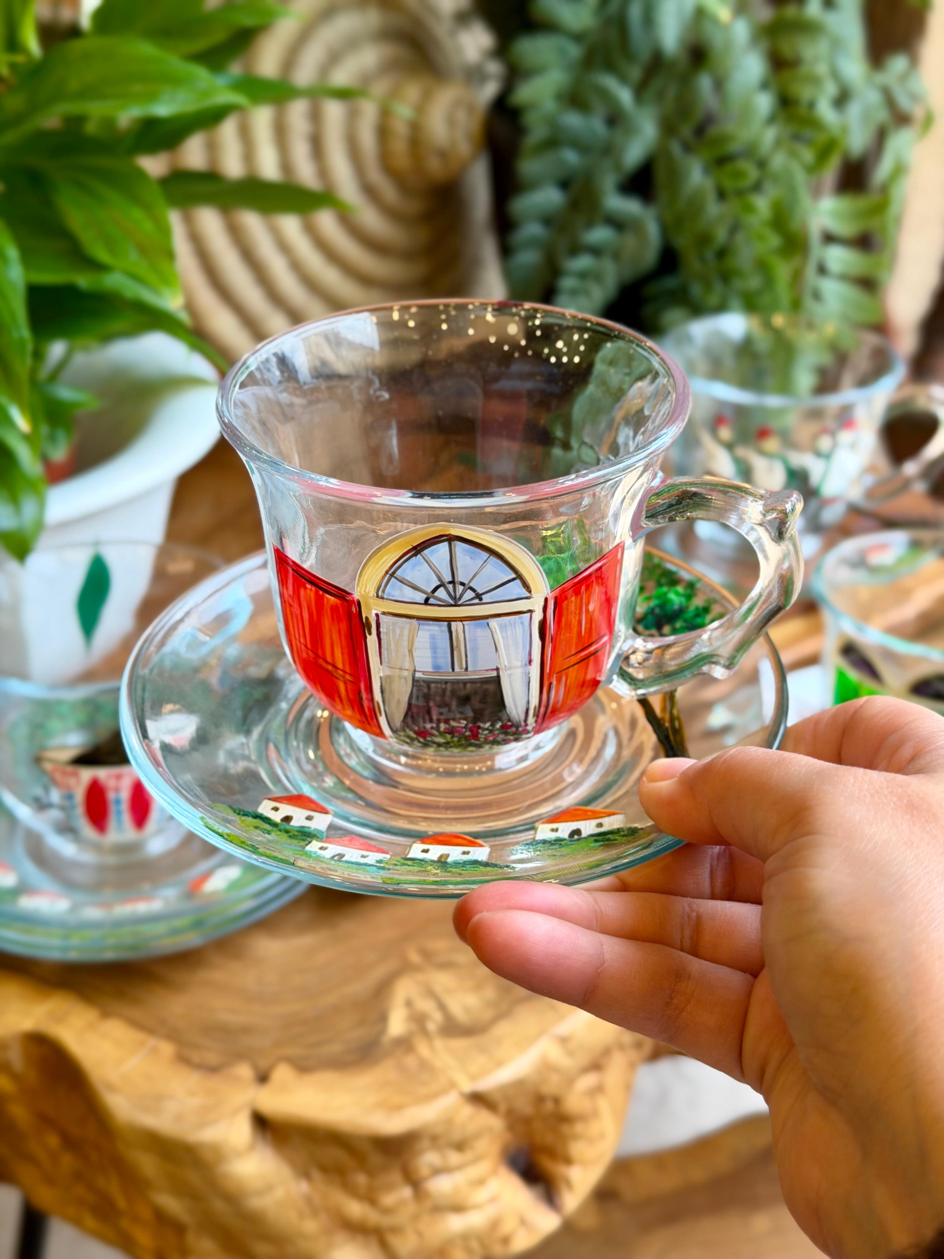 tea cup & saucer dayaa transparent