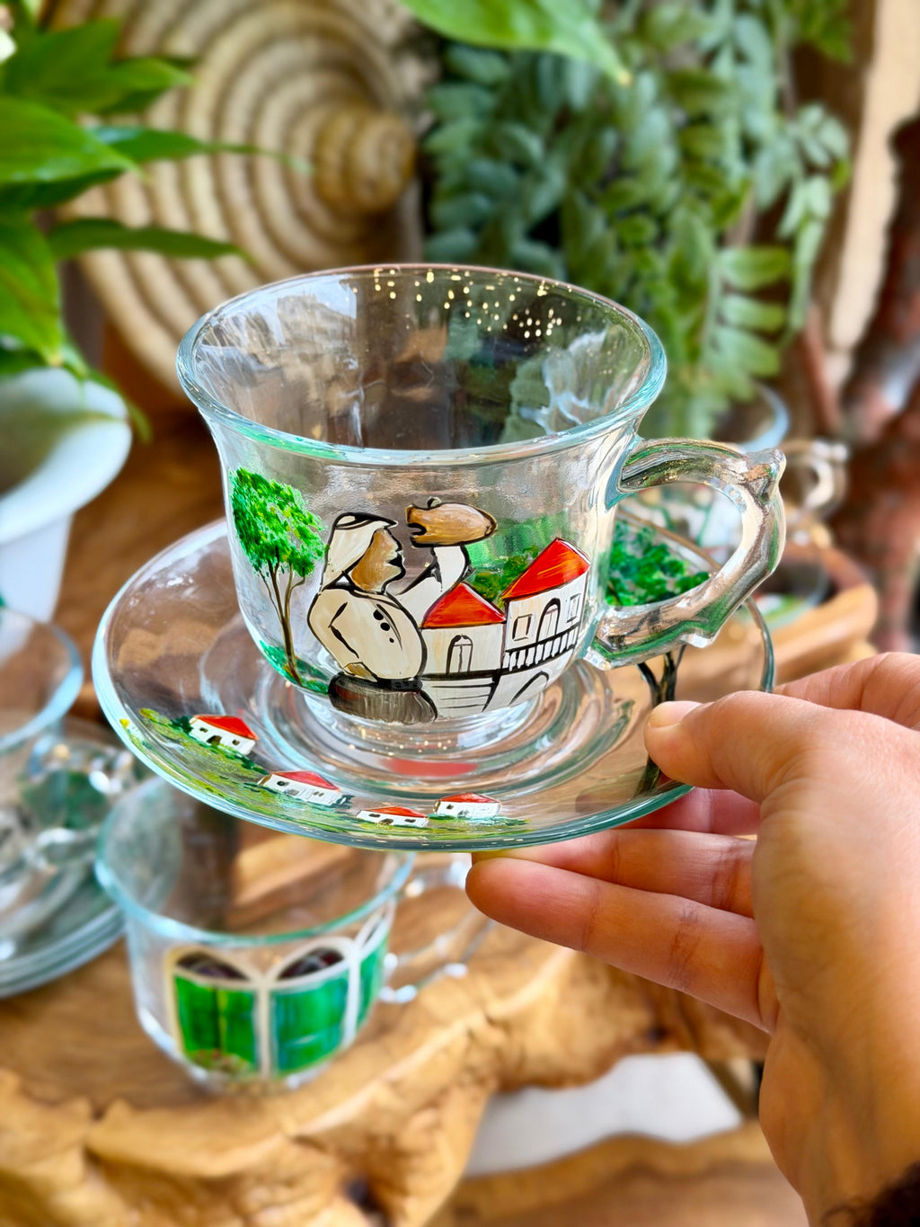 tea cup & saucer dayaa transparent