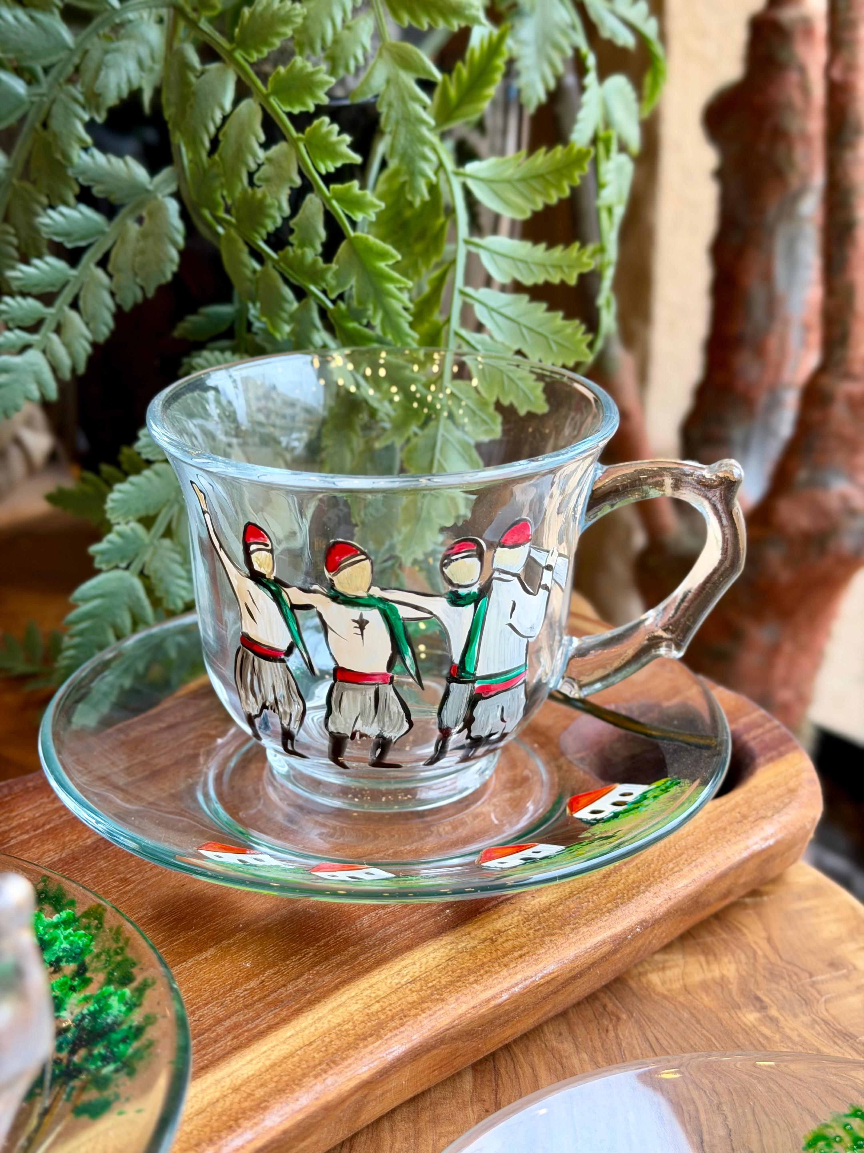 tea cup & saucer dayaa transparent