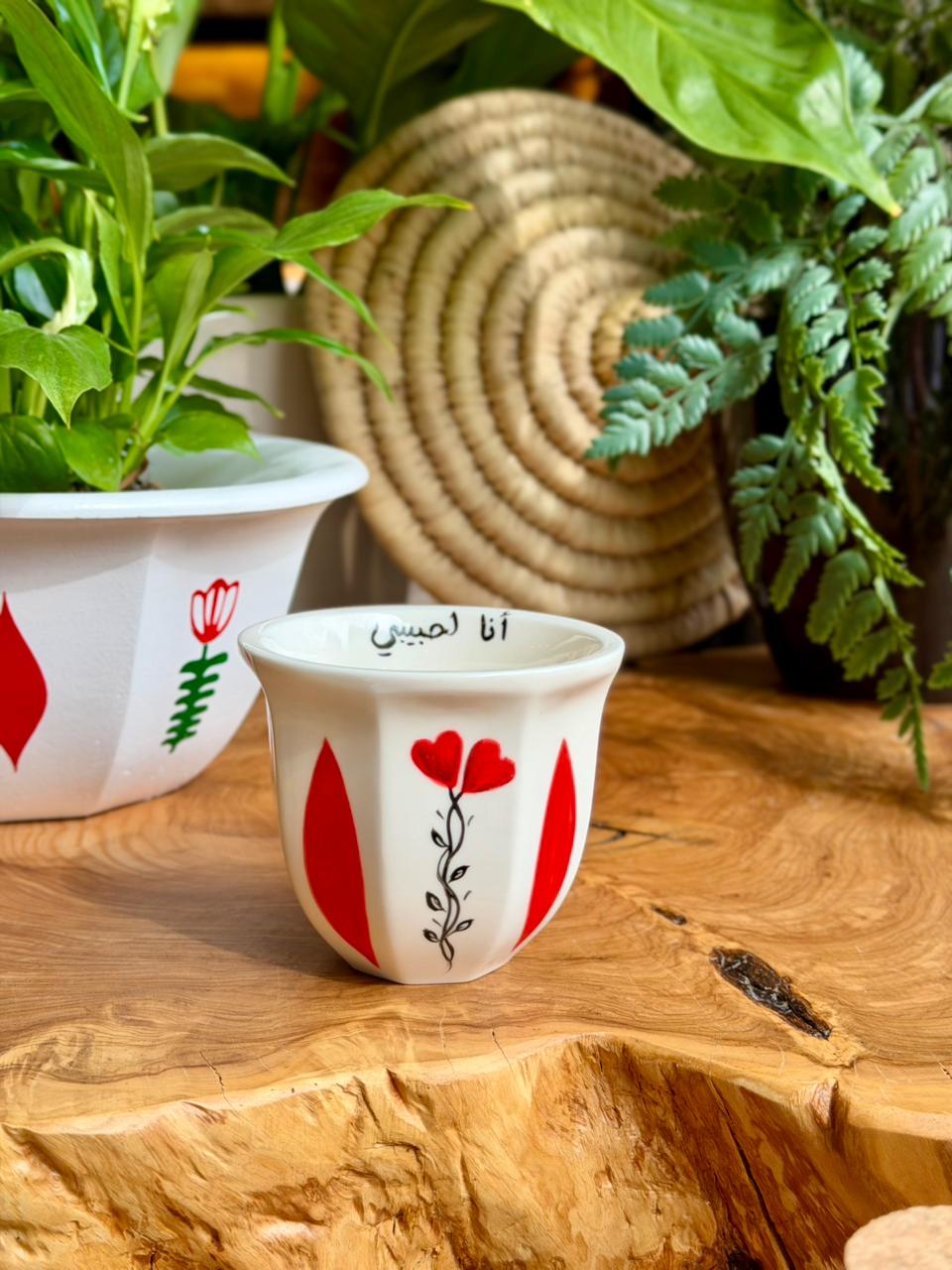 the couple mugs handpainted