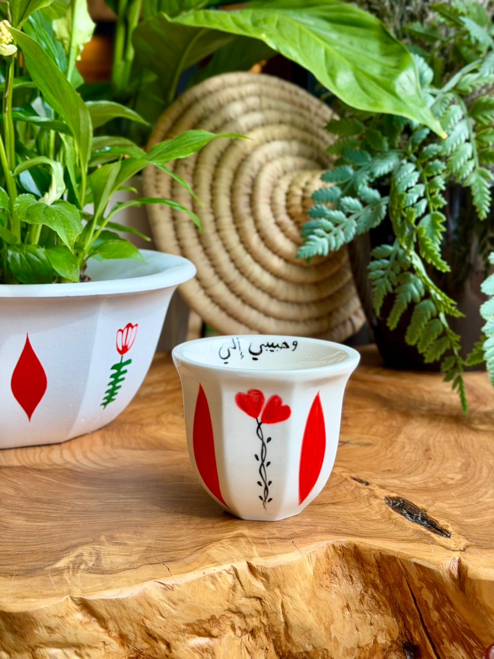 the couple mugs handpainted