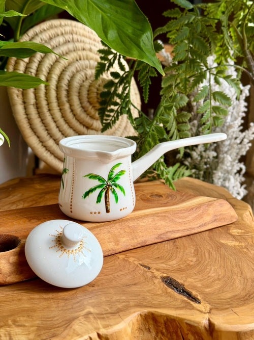 Coffee pot palm collection