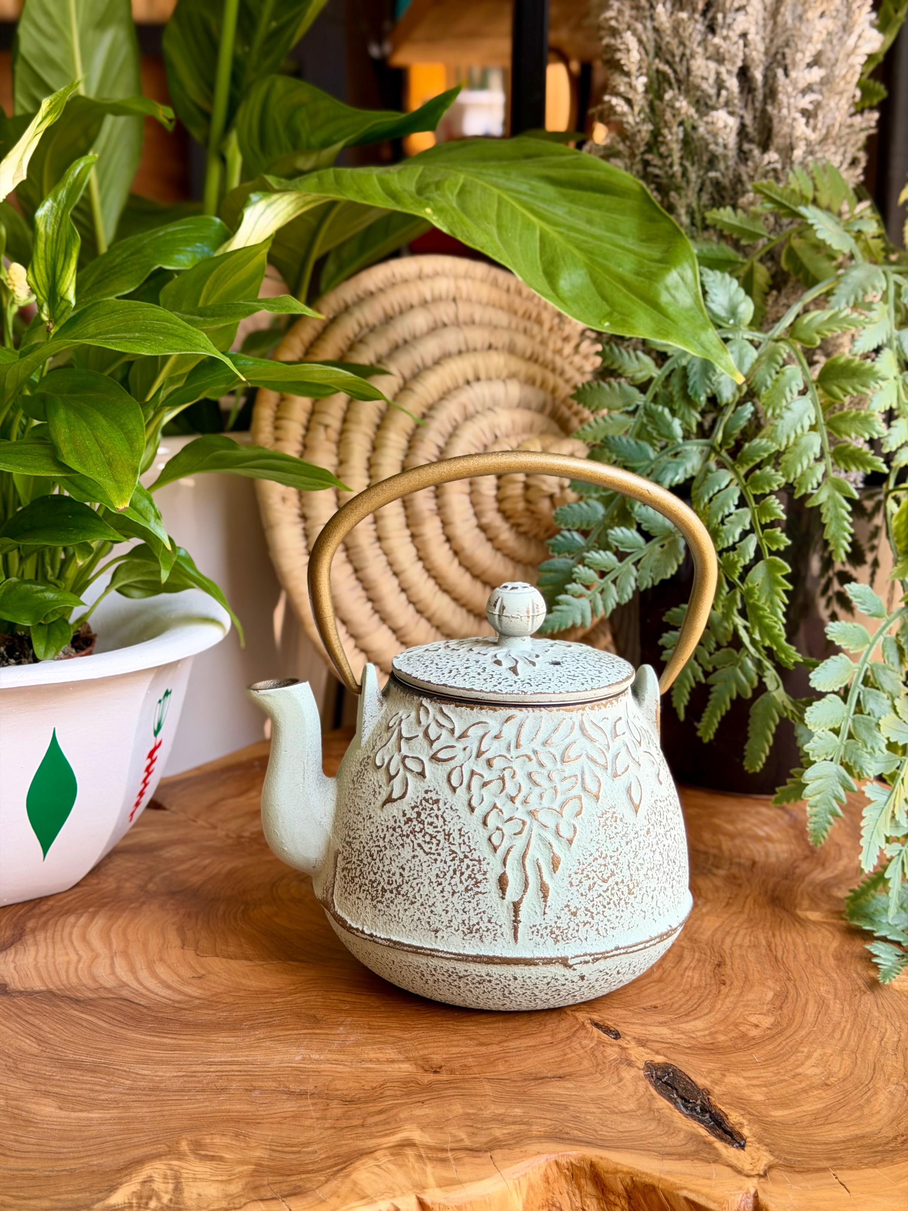 Cast Iron Tea Pot
