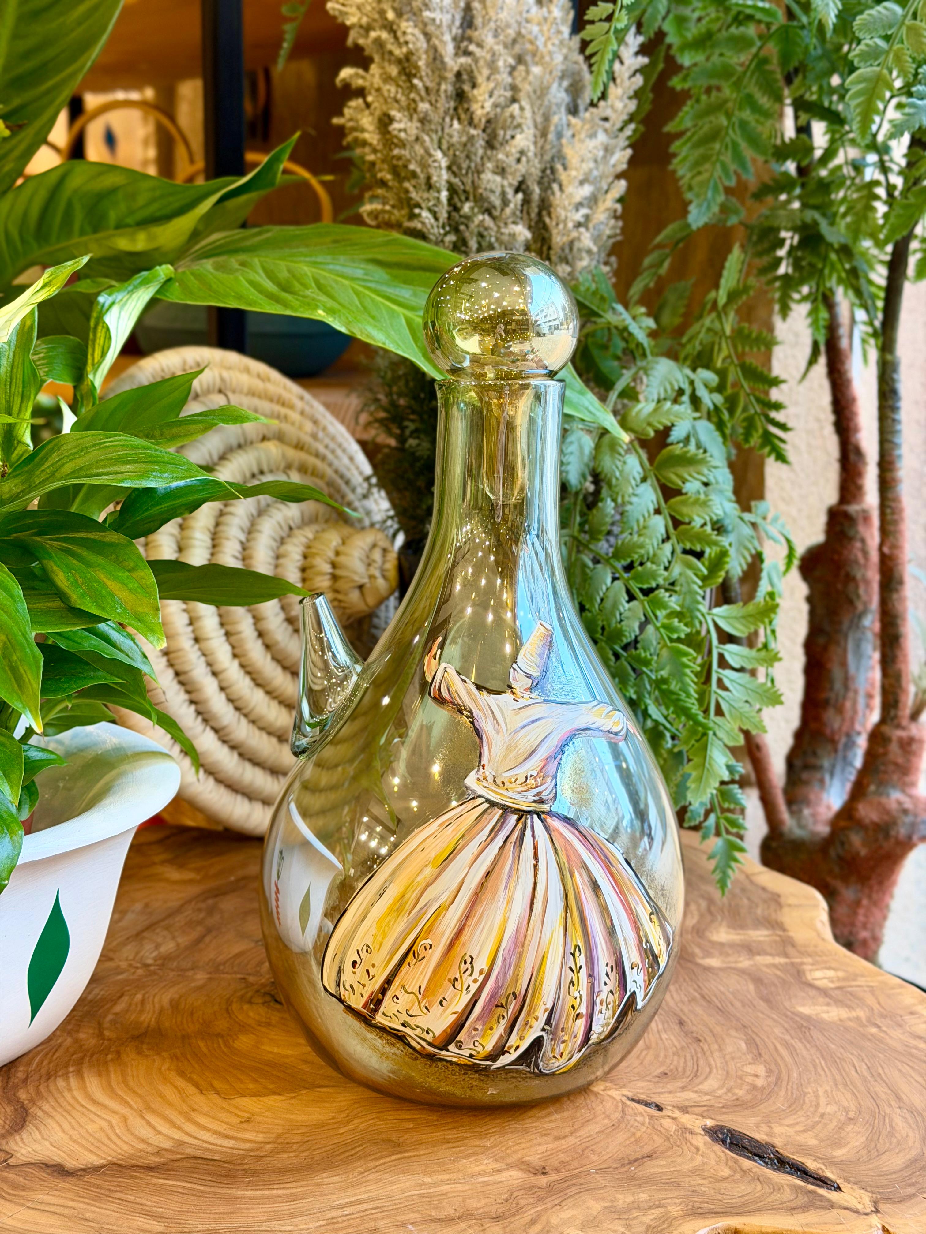 The Golden Spin Carafes