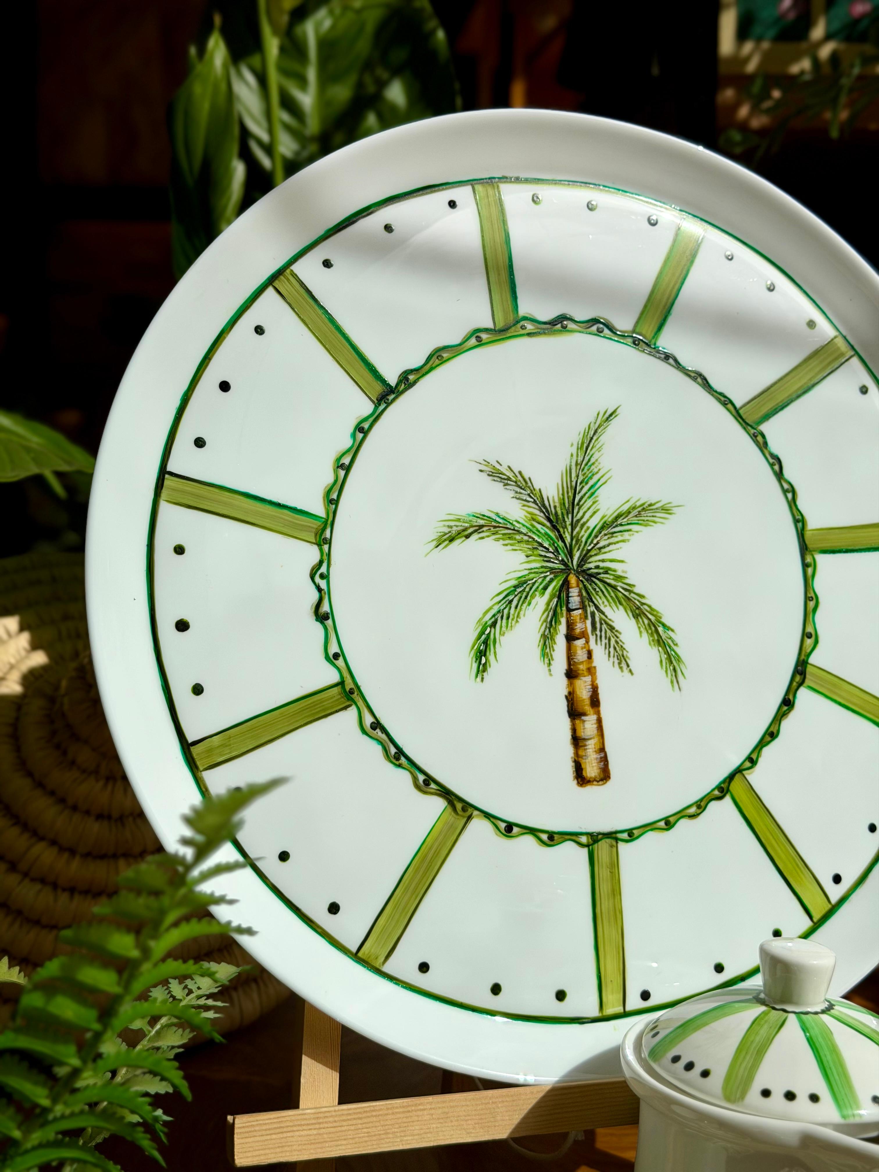 Palm collection coffee set