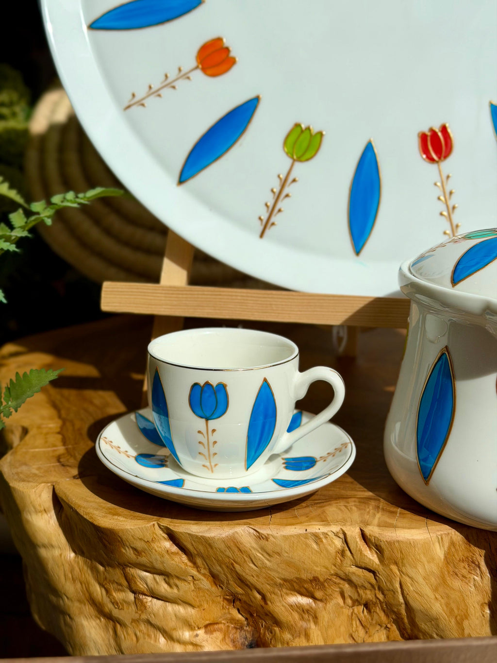 Tulip Coffee Set multicolored