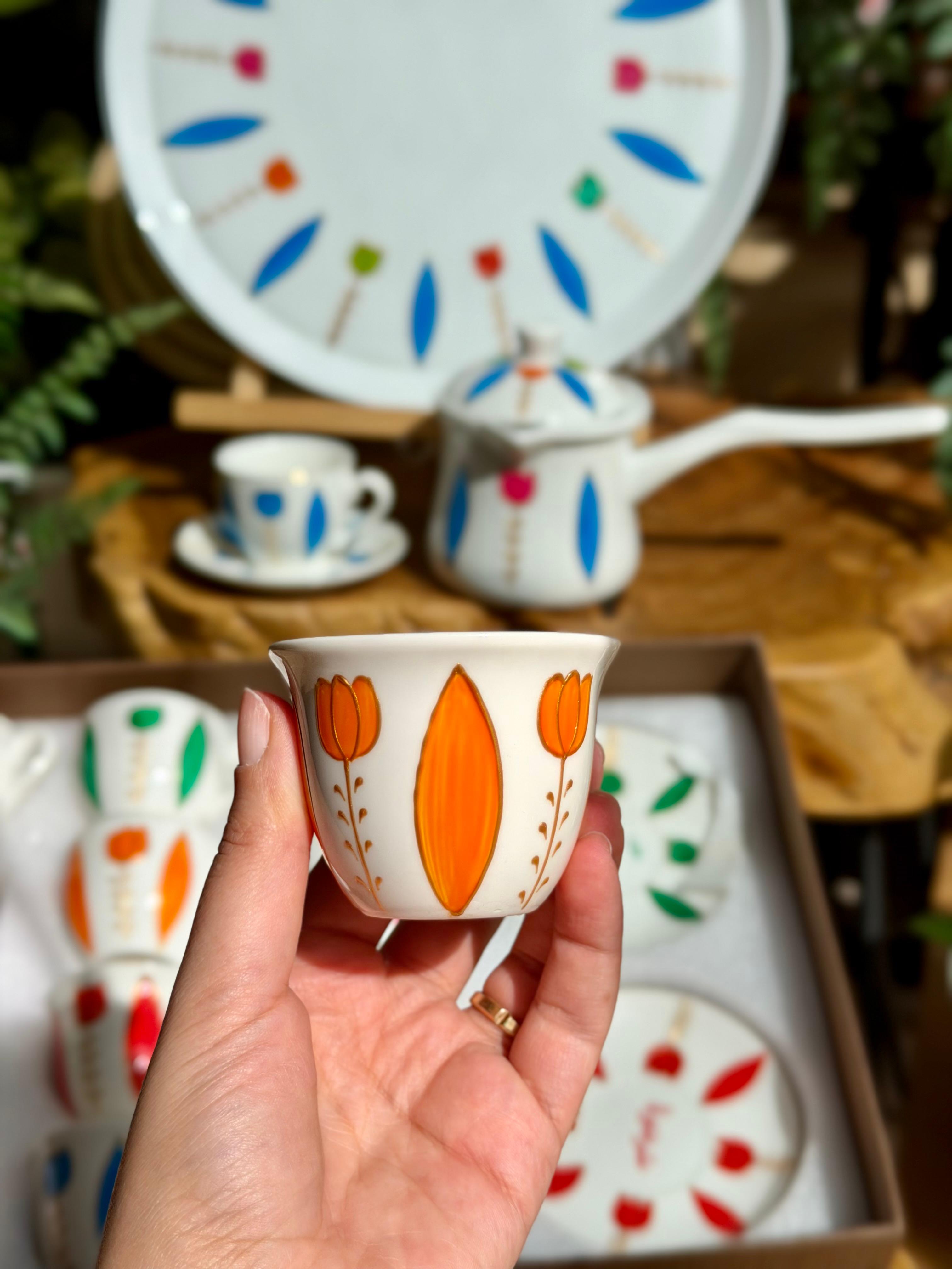 Tulip Coffee Set multicolored