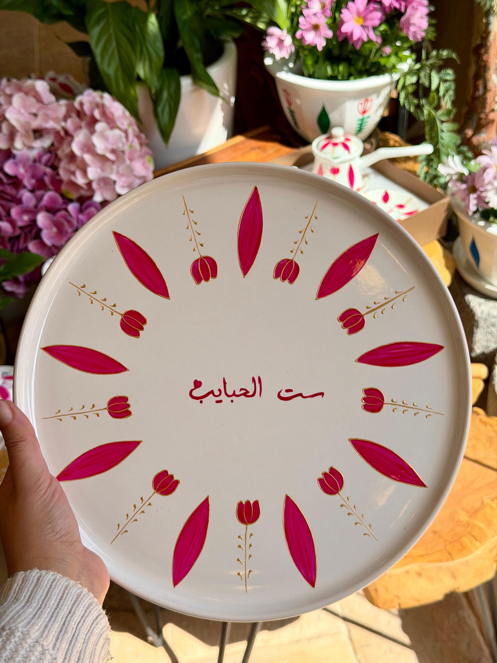 Sit El Habayeb Ceramic set Fushia