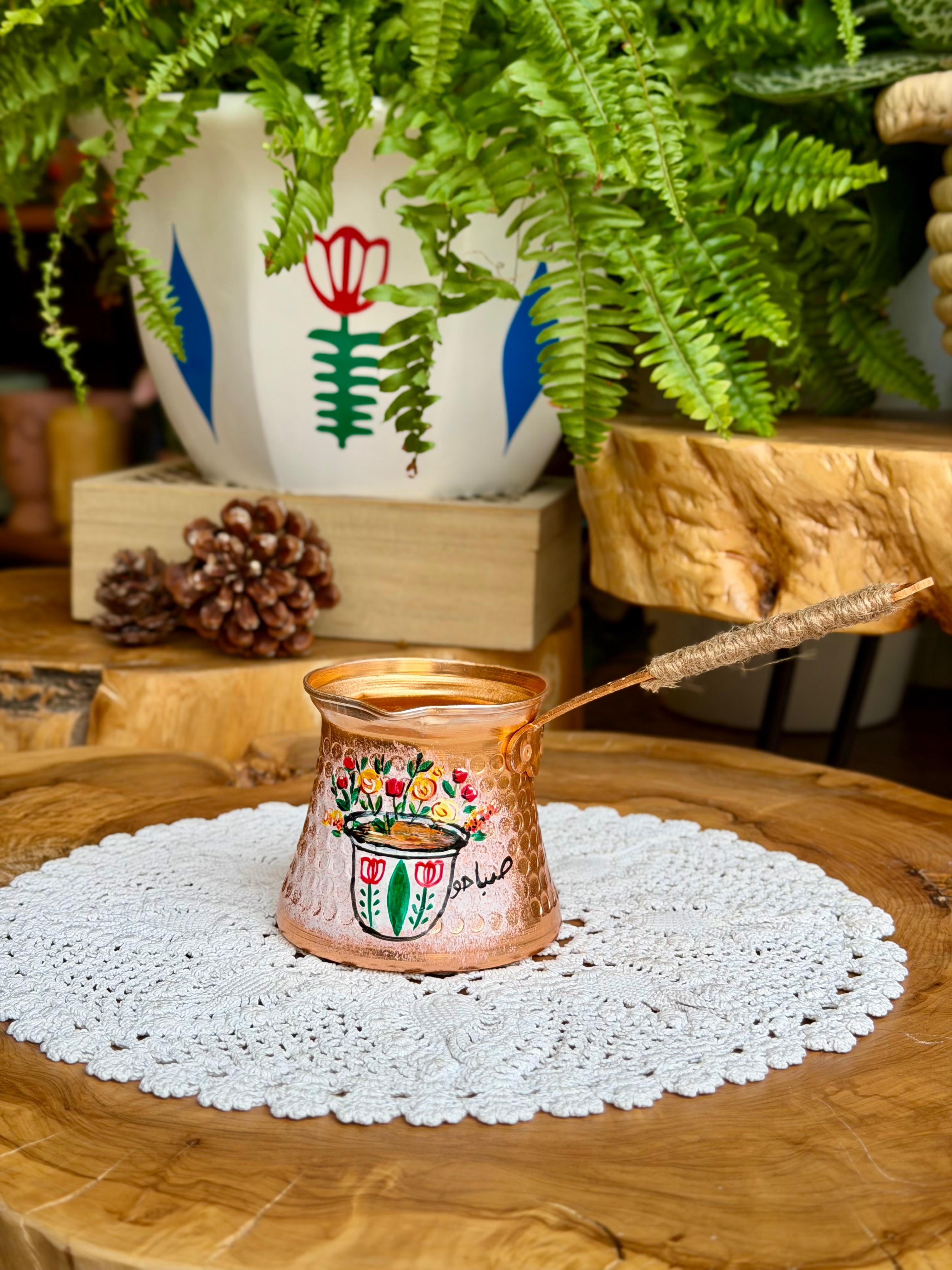 Aluminium hand-painted Rakwe